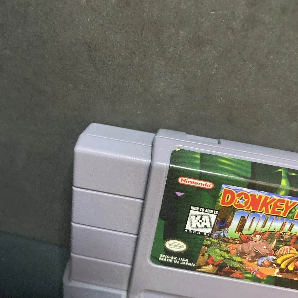 Donkey Kong Country Super Nintendo SNES Game ONLY Extremely Clean With Sleeve C3